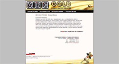 Desktop Screenshot of abcgold.pl
